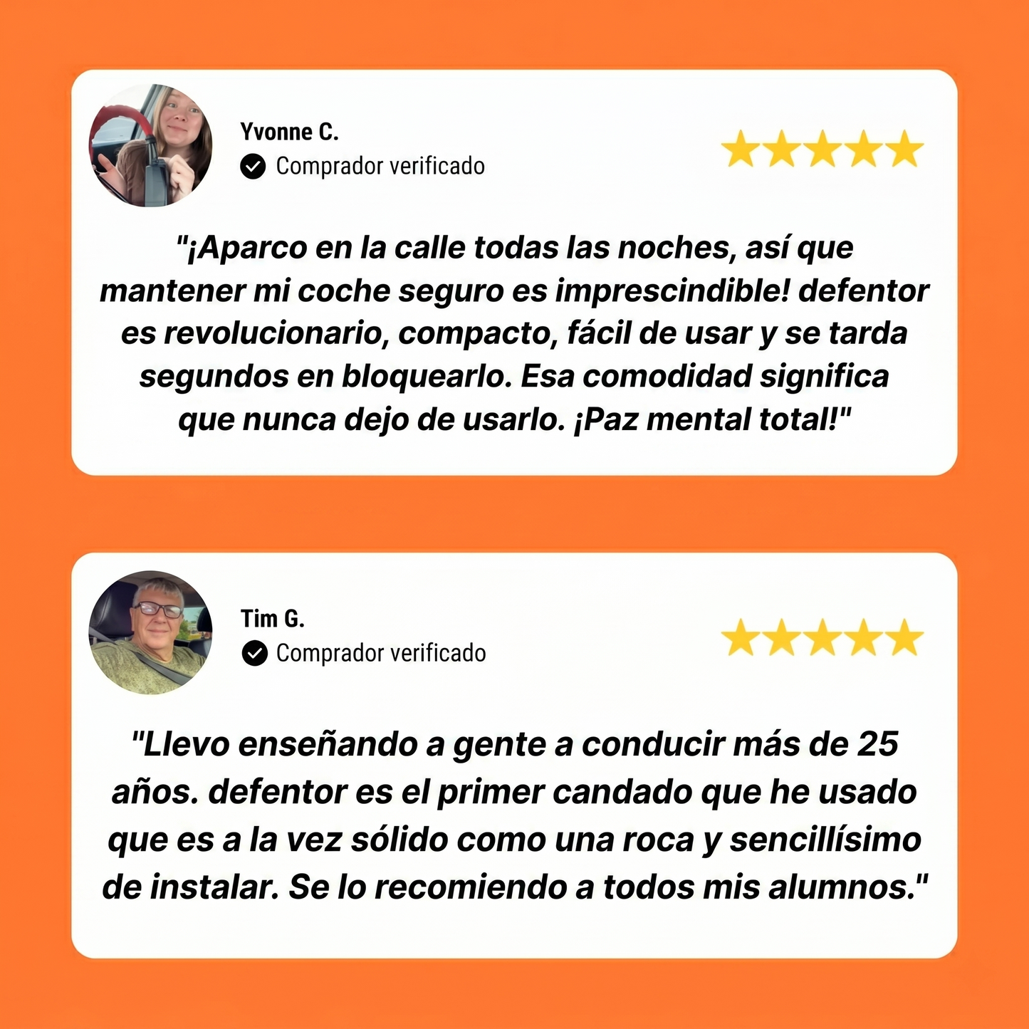 Bloqueo para el volante | Defentor